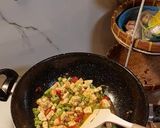 Foto langkah ke 4 dari resep Tumis Terubuk Buncis Tempe.