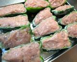 A picture of step 6 of Minimal Mess! Stuffed Bell Peppers.