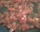Foto del paso 2 de la receta: Ensalada de espinacas con tocino. Siete delicias