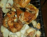 Foto del paso 2 de la receta: Pollo a la mayonesa con papas al horno😃
