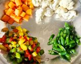 A picture of step 1 of Vitamin Rich Mix Veg Paneer Stir Fry.