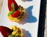 Pas rețetă Minitarte cu crema musseline și căpșuni 5 fotografie