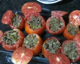 صورة لخطوة 4 من وصفة بندورة محشية بالفرن🍅