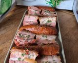 Une image de l'étape 4 de Soupe de tomates lard fumé et saucisses fumées.