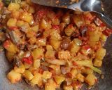 Foto langkah ke 3 dari resep Sambal goreng kentang ati petai.