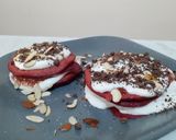 Foto del paso 4 de la receta: Hotcakes red velvet, opción sana