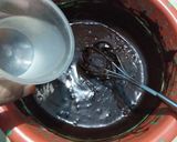 Foto langkah ke 7 dari resep Brownies kukus drink beng beng tanpa mixer dan oven.