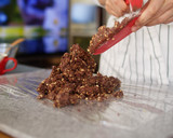 A picture of step 7 of Crunchy! Easy Cocoa Cookies with Almonds, Walnuts, and Raisins🍪.