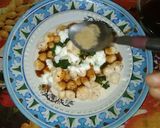 A picture of step 4 of Makhana Chaat.