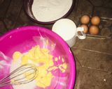 A picture of step 1 of Eid cup cakes.