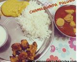 A picture of step 11 of Chamadumpa Pulusu (Tangy TaroRoot Gravy).