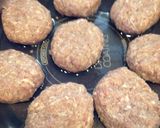 A picture of step 3 of Easy Mini Hamburg Steaks for Bento (Freezer-Friendly).
