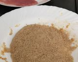A picture of step 1 of Chicken breasts in breadcrumbs.