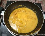 A picture of step 4 of Pumpkin Coconut Curry.