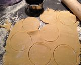 A picture of step 3 of Almond Cream and Raspberry Shortbread Sandwiches (Jammie Dodgers).