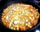 Foto del paso 12 de la receta: Guiso de garbanzos con salchichas de pollo y calabaza