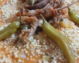 صورة لخطوة 8 من وصفة عيش بالخليع حااااار🌶🌶🌶🌶