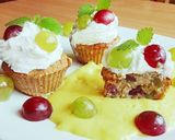 Szőlős muffin, vaníliamártással🍇 recept fázis 15 fotója