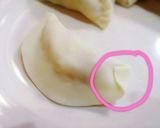 A picture of step 4 of ＊A Little Cute＊ How to Wrap Dumplings.