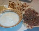 A picture of step 5 of Lahm Bi Ajeen (Lebanese Meat Pies).