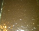 A picture of step 3 of Mayan Chocolate topped brownies.