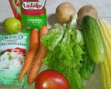 Foto langkah ke 1 dari resep *salad sayur seger*.