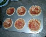 A picture of step 10 of Chicken bbq pizza muffins.