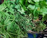 A picture of step 1 of Sarso Da Saag.