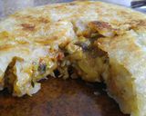 Foto del paso 9 de la receta: Tortilla de papas con setas shiitake y espinacas