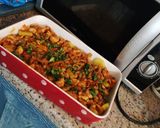 Pas rețetă Piept de pui cu cartofi, legume și sos Bechamel 3 fotografie