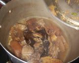 A picture of step 1 of Oha soup. 😍😋.