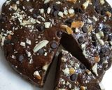 A picture of step 4 of Banana chocolate cake.