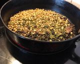 A picture of step 1 of Stuffed Tandoori Besan Chilla.