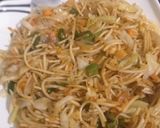 A picture of step 5 of Chinese noodles.