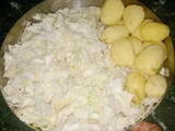 पत्ता गोभी दम आलू सब्जी