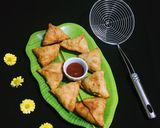 A picture of step 10 of Crispy Potato Cauliflower Samosa / Aloo Gobi Samosa.