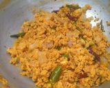 A picture of step 3 of Egg Rice.