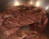 A picture of step 5 of Bavette Schalotts.