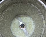 A picture of step 2 of Watermelon Gazpacho cold soup.