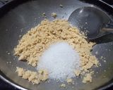 A picture of step 7 of Strawberry khoya hearts.