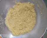 A picture of step 1 of Diwali Special Rava Ladoo.