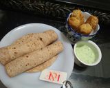 A picture of step 7 of Cheese Kabab Roll 😀😀.