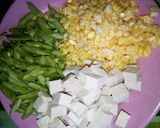 Foto langkah ke 2 dari resep Oseng Buncis,tahu dan jagung manis.