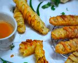 চীজি চিকেন ফ্রায়েড রোল (cheesy chicken fried bowl recipe in Bengali) রেসিপির ধাপ 4 ছবি