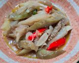 Foto langkah ke 4 dari resep Oseng terong ungu.