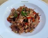 Foto langkah ke 5 dari resep Oseng Cumi Asin.