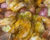 A picture of step 7 of Easy Cajun SeaFood bake.