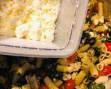 A picture of step 12 of Feta, Spinach, Cherry Tomatoes 🍅 and Shredded Chicken Pasta Bake.