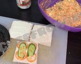 A picture of step 6 of Combo Club sandwich.
