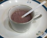 A picture of step 4 of Banana and jaman slush 🍌🍌🫐.